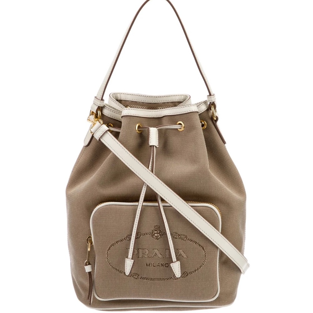COPY - Prada canvas bucket bag